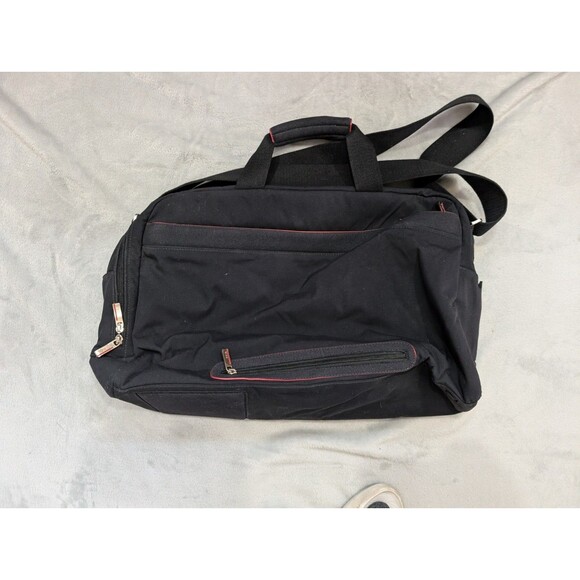 TUMI Boston Bag Sports Duffle 2 Way Nylon Solid Travel Duffel 6151D - Picture 2 of 8